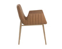 Milliken Cognac Dining Armchair Lucano by Matho Sun, view 3