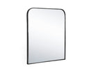 Black Wall Mirror Calabasas by Matho Sun, view 2