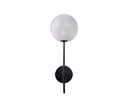 Black Frosted Sconce Izora by Matho Sun, view 2