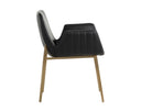 Bravo Black Dining Armchair Lucano by Matho Sun, view 3