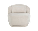 Dove Cream Chair Soraya Swivel Armless by Matho Sun, view 2