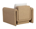 Natural Louis Cream Armchair Tibi by Matho Sun, view 4