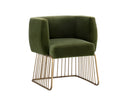 Forest Green Dining Armchair Gala by Matho Sun
