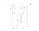 Light Oak Monument Oatmeal Counter Stool Sigrid by Matho Sun, view 6