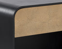 Black / Champagne Gold Nightstand Algarve by Matho Sun, view 7