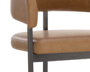 Gunmetal Milliken Cognac Barstool Marris by Matho Sun, view 6