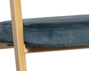 Nono Petrol Dining Armchair Burgos by Matho Sun, view 6