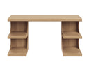 Rustic Oak Desk Catrine by Matho Sun, view 2
