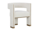 Rhea Light Barley Dining Armchair Adamina by Matho Sun