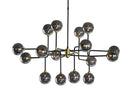 Large Smoke Grey Chandelier Deimos by Matho Sun