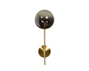 Brass Smoke Grey Ombre Sconce Izora by Matho Sun, view 2