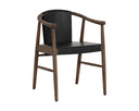 Onyx Leather Dining Armchair Aran by Matho Sun