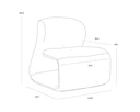 Copenhagen Olive Lounge Chair Sophiene by Matho Sun, view 8
