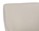 Linea Light Grey Leather Dining Armchair Galen by Matho Sun, view 7