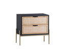 Gold Black/Natural Nightstand Avida by Matho Sun