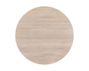 Round Light Oak 54" Dining Table Elina by Matho Sun, view 2