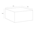 Silver Coffee Table Kyson by Matho Sun, view 7