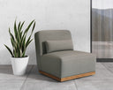 Palazzo Taupe Lounge Chair Carbonia Swivel by Matho Sun, view 6