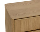 Large Rustic Oak Nightstand Kalla by Matho Sun, view 6