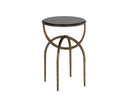 Black Marble End Table Alicent by Matho Sun, view 2
