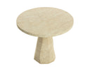 Travertine Look Natural 34" Bistro Table Kliff by Matho Sun, view 3