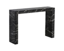 Marble Look Black Console Table Axle by Matho Sun, view 2