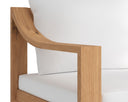 Stinson White Dining Armchair Tahiti by Matho Sun, view 7