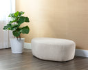 Dove Cream Ottoman Soraya by Matho Sun, view 3