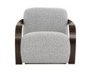 Dark Bronze Helios Check Black Lounge Chair Sonesta by Matho Sun, view 2