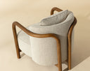 Dove Cream Lounge Chair Beatrice by Matho Sun, view 8