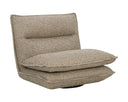 Torched Meringue Chair Colson Swivel Armless by Matho Sun
