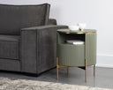 Sage Green End Table Paloma by Matho Sun, view 6