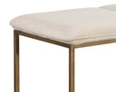 Burnished Brass Piccolo Prosecco Bench Alley by Matho Sun, view 8
