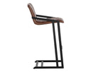 Bravo Cognac Barstools set of 2 Webber by Matho Sun, view 3