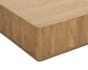 Rectangular Rustic Oak Coffee Table Kalla by Matho Sun, view 5