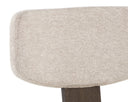 Dark Brown Dove Cream Dining Chairs set of 2 Rickett by Matho Sun, view 7