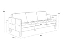 Cognac Leather Sofa Karmelo by Matho Sun, view 6