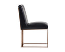 Antique Brass Cantina Black Dining Chair Dean by Matho Sun, view 2