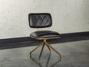 Bravo Black Dining Chairs set of 2 Virtu Swivel by Matho Sun, view 5