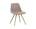 Antique Bronze Belfast Oyster Shell / Porpoise Dining Chair Lipa by Matho Sun