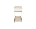 Champagne Gold Cream Console Table Rebel With Drawers by Matho Sun, view 4