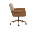 Holden Dusty Greige / Milliken Cognac Office Chair Lomax by Matho Sun, view 3