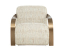 Antique Brass Haute Cobblestone Lounge Chair Sonesta by Matho Sun, view 2