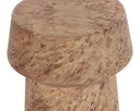 Burl Look End Table Brie by Matho Sun, view 4