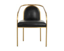 Cantina Black Dining Armchair Cicero by Matho Sun, view 2