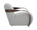 Dark Bronze Helios Check Black Lounge Chair Sonesta by Matho Sun, view 3