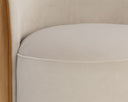 Meg Taupe / Meg Gold Dining Chair Cavoli Swivel by Matho Sun, view 5