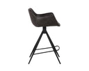 Town Grey Counter Stool Owen Swivel by Matho Sun, view 2
