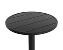 Round Black Bar Table Merano by Matho Sun, view 3
