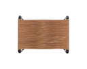 Tan Leather Stool Riz by Matho Sun, view 3